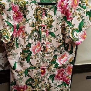 Loft button down shirt dress